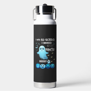 Ausgebuhte Hose Halloween Geist Blaue Kürbisse Trinkflasche