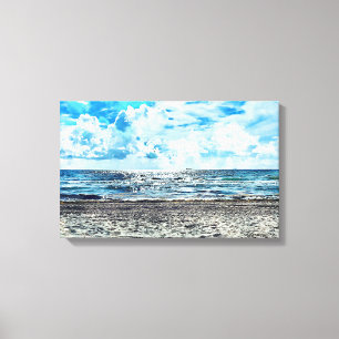 Ausgedehnte Leinwand Fort Lauderdale Strand