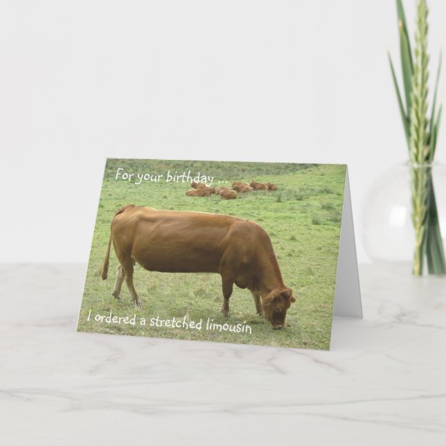 Ausgedehnte Limousine! Karte (Vorderseite)