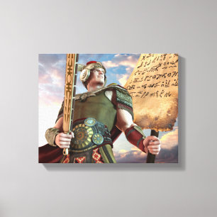 Ausgedehnter Leinwand Druck Kapitän-Moroni