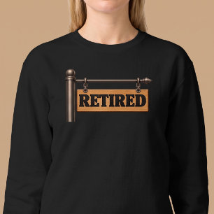 Ausgedientes Holzschild zum Aufhängen Sweatshirt