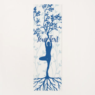 Ausgeglichene Baum-Pose-Meditation Yogamatte