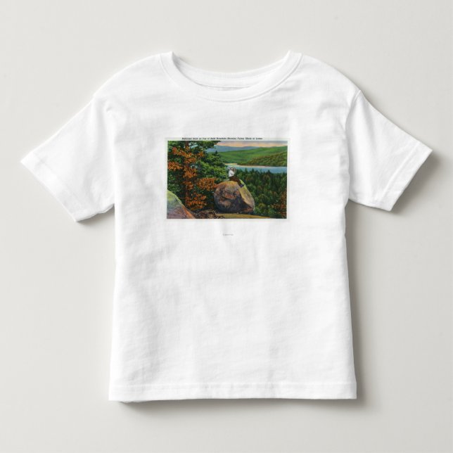 Ausgeglichene Felsen-Ansicht von Fulton-Kette von Kleinkind T-shirt (Vorderseite)