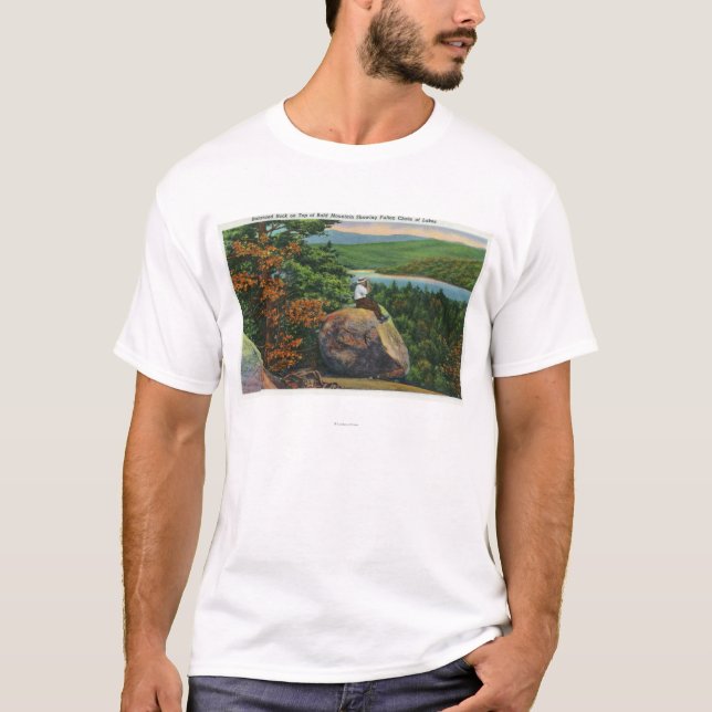 Ausgeglichene Felsen-Ansicht von Fulton-Kette von T-Shirt (Vorderseite)