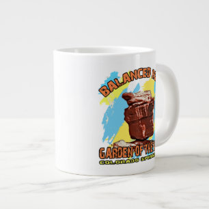 Ausgeglichener Felsen, Garten der Götter Jumbo-Tasse