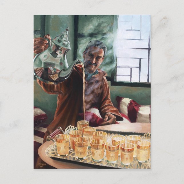 Ausgegossen - Postkarte (Vorderseite)