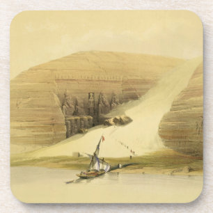 Ausgegrabener Tempel von Abu Simbel, "von Ägypten Getränkeuntersetzer