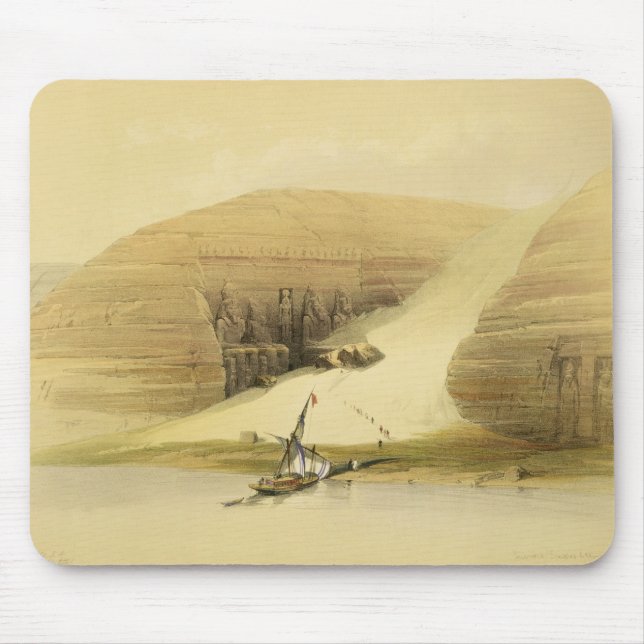 Ausgegrabener Tempel von Abu Simbel, "von Ägypten Mousepad (Vorne)