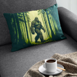 Ausgehen für einen Waldspaziergang Dekokissen