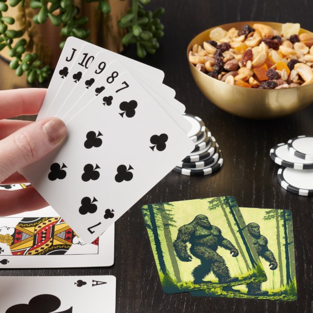 Ausgehen für einen Waldspaziergang Spielkarten (In Situ)