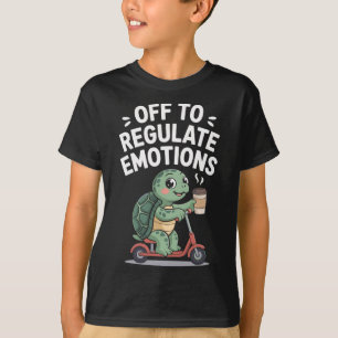 Ausgehen, um die Emotionen der Schildkröte für psy T-Shirt