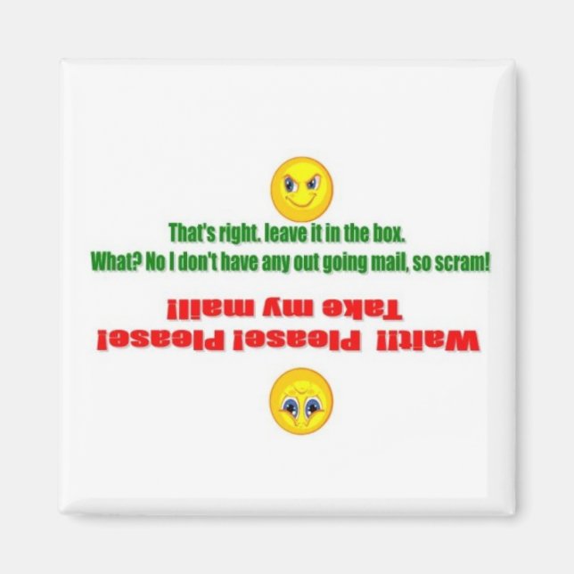 ausgehende E-Mail-Magnet Magnet (Vorne)