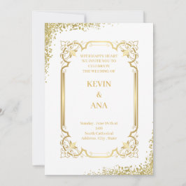 Ausgeklügelte Einladungen zu Goldhochzeiten