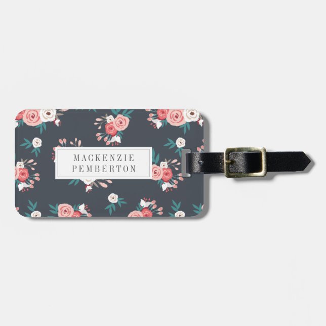 Ausgeklügelter Personalisierter Gepäckträger Gepäckanhänger (Vorderseite horizontal)