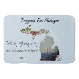 Ausgelöst für Michigan-Bad-Matte Badematte