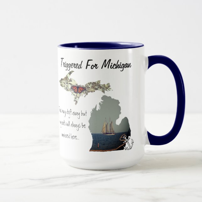 Ausgelöst für Michigan-Tasse Tasse (Rechts)