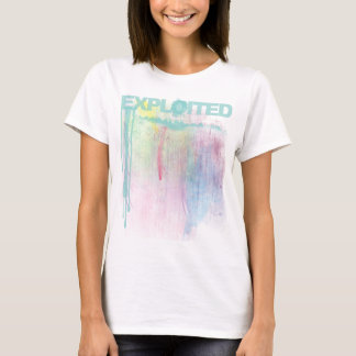 Ausgenutzter Paint-Spritzer T-Shirt