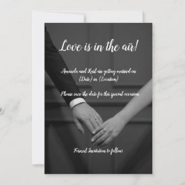 Ausgereift Save the Date Einladung