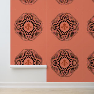 Ausgereifte geometrische Muster Tapete