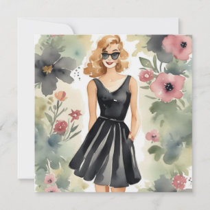 Ausgereifte LBD-Karte: Klassisch und raffiniert Einladung