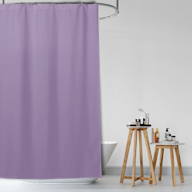 Ausgereifte Minimalistische, farblose Violette Duschvorhang (Sophisticated Minimalist Unicolored Violet Shower Curtain)