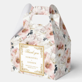 Ausgereifte, rosa goldene Gastgeschenk Hochzeit Geschenkschachtel