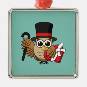 Ausgereifte Schüssel mit Schokoladenbox Ornament Aus Metall