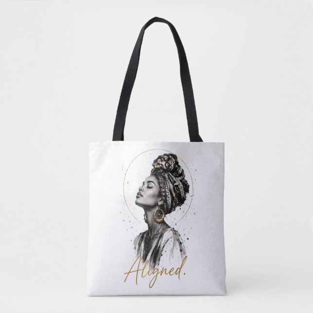 Ausgerichtet. Special Edition Baumwoll-Boho-Tasche Tasche (Vorderseite)