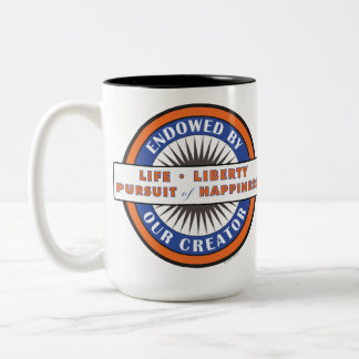 Ausgestattet durch unseren Schöpfer - Kaffee-Tasse Zweifarbige Tasse