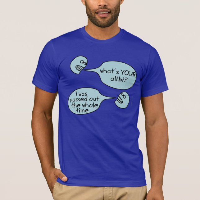 Ausgestorben nicht erinnern, nicht getan alibi am1 T-Shirt (Vorderseite)