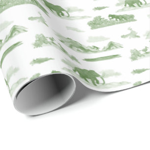 Ausgestorbenes Tier Toilette Geschenkpapier