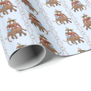 Ausgestorbenes Tier-Wrap-Papier Geschenkpapier