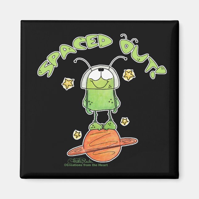 Ausgeteilte Alien Magnet (Vorne)