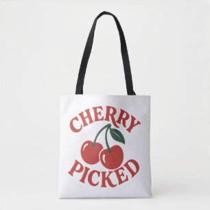 Ausgewählte trendige Retro-Fruchtgrafik Tasche