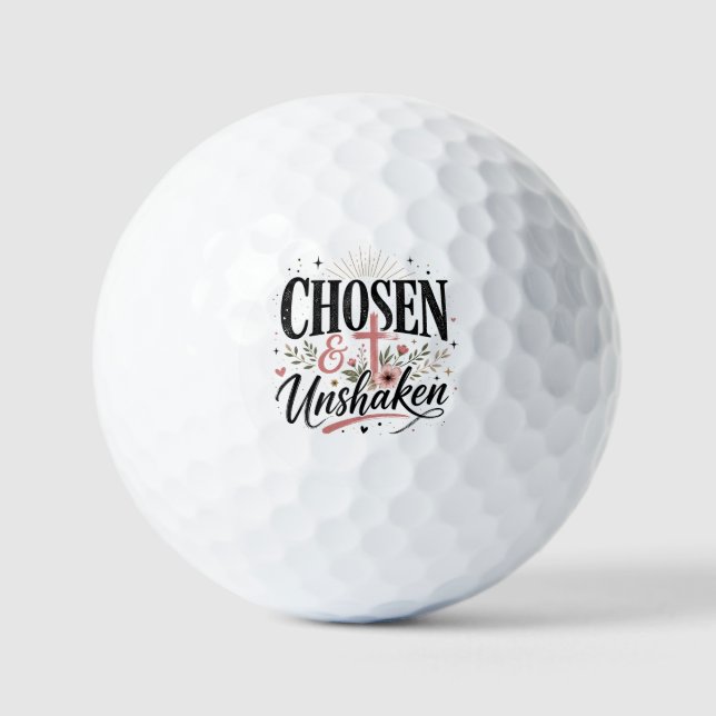 Ausgewählte und unerschütterte Golfbälle  (Vorderseite)