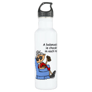 ausgewogene Chocolate Diät Edelstahlflasche