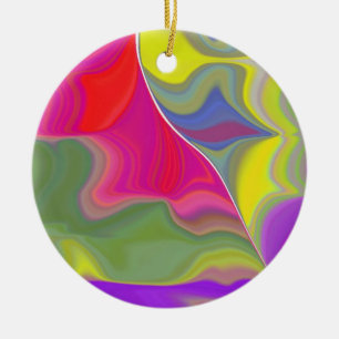 Ausgewogene Pastell-Ornament-Mischung Keramikornament