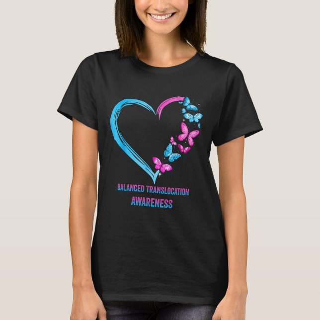 Ausgewogene Translokation Herzsensibilitätsgeschen T-Shirt (Vorderseite)