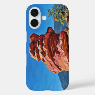 Ausgewogener Gestein im Garten der Götter iPhone 16 Hülle