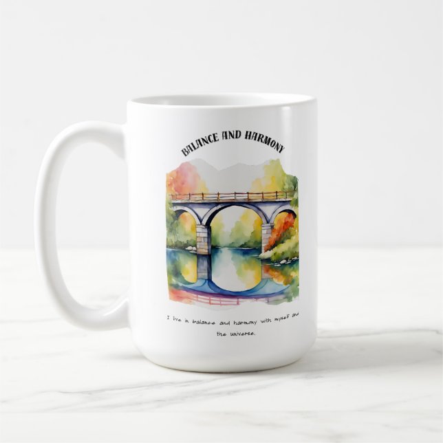 AUSGEWOGENHEIT UND HARMONIE KAFFEETASSE (Links)