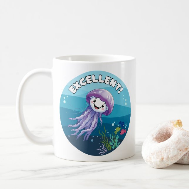 Ausgezeichnet!, Jelly Fish Kaffeetasse (Mit Donut)