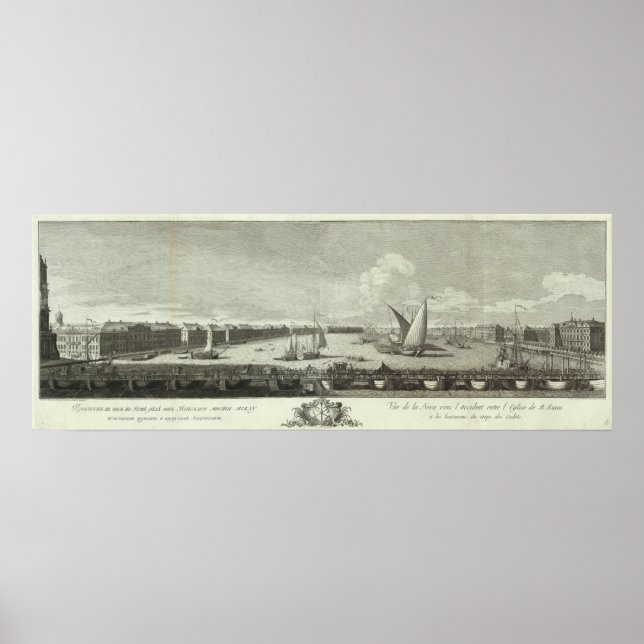 Ausgezeichnete Aussicht auf Sankt Petersburg 6 Poster (Vorne)