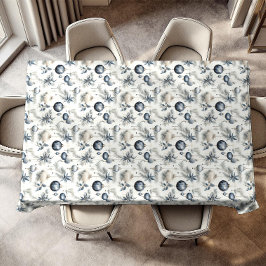 Ausgezeichnete Blue Beige & Gold Weihnachten Tischdecke