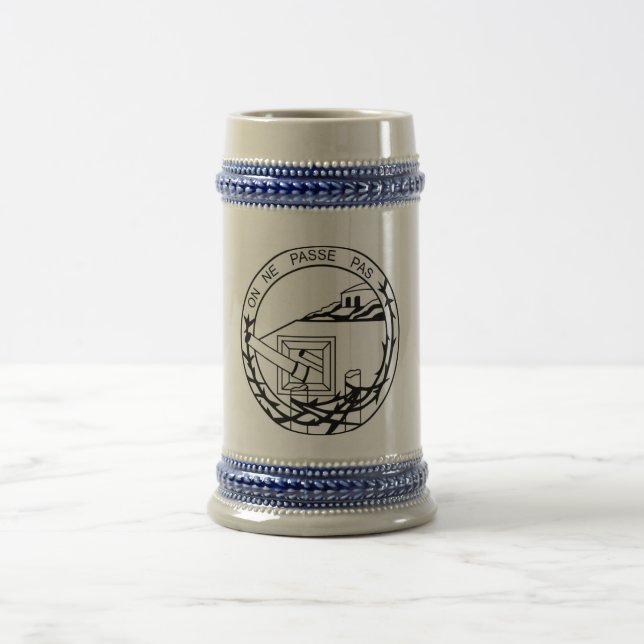 Ausgezeichneter Krug „Maginot-Linie " Bierglas (Mittel)