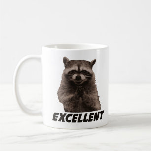 Ausgezeichneter schlechter Darstellungs-Waschbär Kaffeetasse