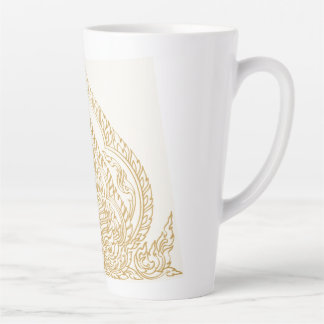 Ausgezeichneter Schwarz-Weiß-Thai-Lai-Kanok-Vektor Milchtasse