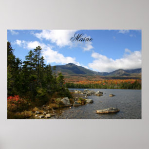 Ausgezeichnetes Maine Poster