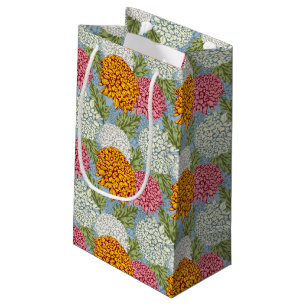 Ausgezeichnetes Muster mit Chrysanthemen Kleine Geschenktüte