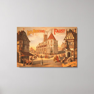 Ausgezeichnetes neues Plakat Fausts Nürnberg Leinwanddruck