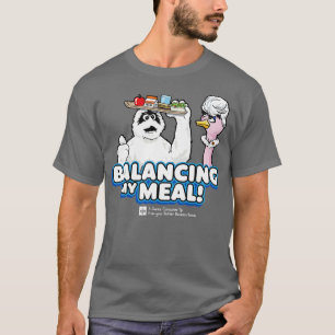 Ausgleich meiner Mahlzeit Retro PSA Dunkel T-Shirt